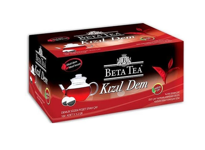 Beta Demlik Poşet Çay Kızıl Dem Türk Çayı 3,2gr 100 lü 