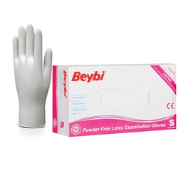 Beybi Latex Muayene Eldiveni Pudrasız S 100lü