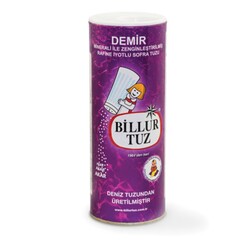 Billur Tuz Sofra Demir Mineralli İyotlu 500gr - Thumbnail