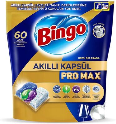 Bingo Akıllı Kapsül Pro Max Bulaşık Makinesi Tableti 60'lı