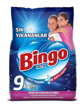 Bingo Çamaşır Deterjanı Matik Toz 9kg