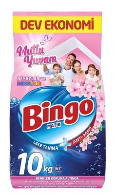 Bingo Matik Mutlu Yuvam Çamaşır Deterjanı 10 Kg