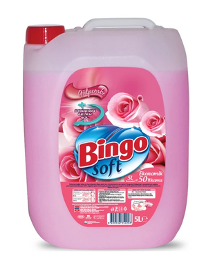 Bingo Yumuşatıcı Soft Gül Pembe 5 lt