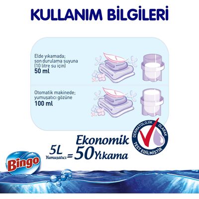 Bingo Yumuşatıcı Soft Lavanta Rüzgarı 5 lt