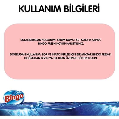 Bingo Yüzey Temizleyici Fresh Pembe Düşler 1 lt