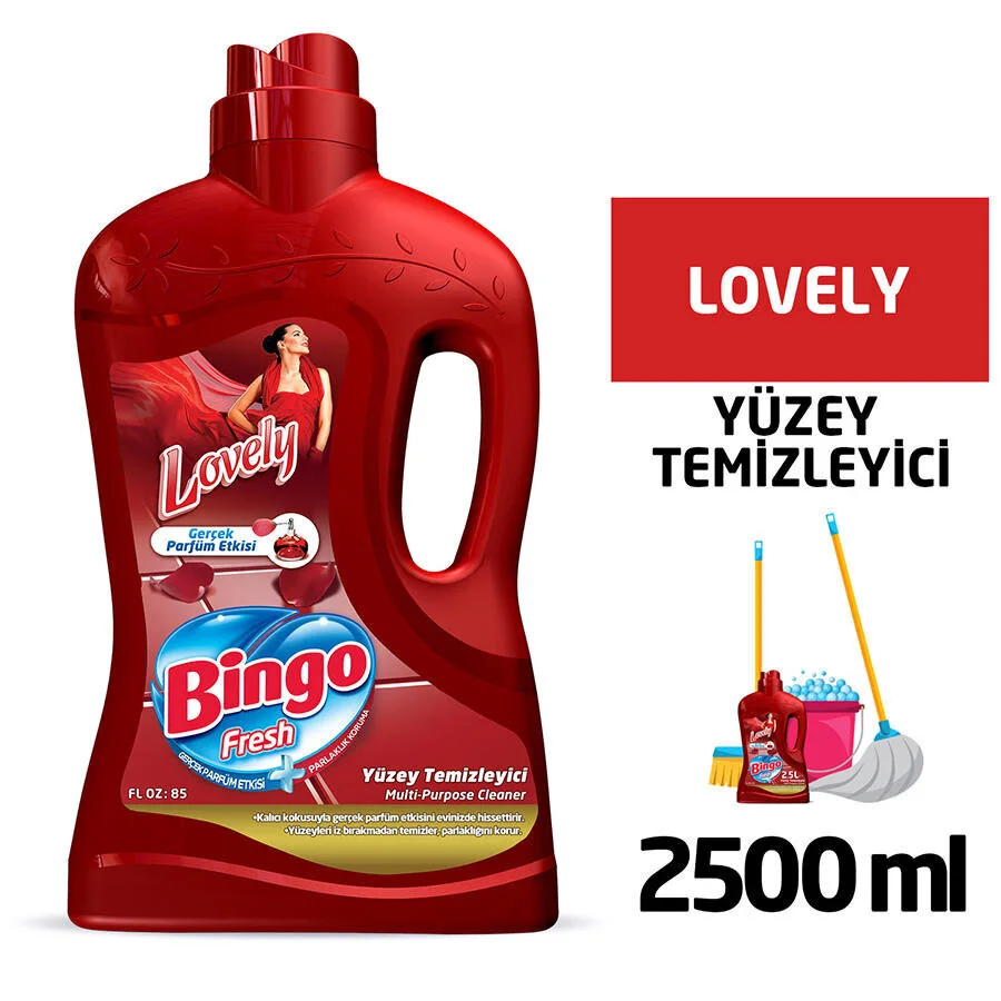 Bingo Yüzey Temizleyici Lovely 2,5 lt - Thumbnail