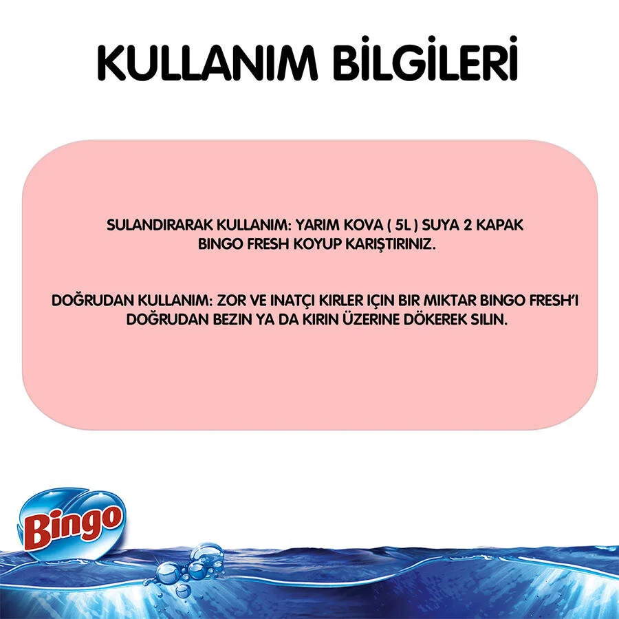Bingo Yüzey Temizleyici Lovely 2,5 lt - Thumbnail