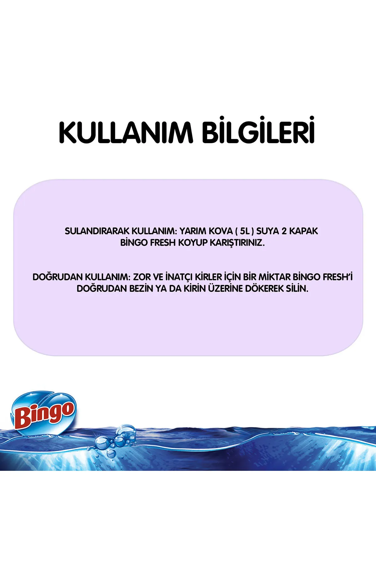 Bingo Yüzey Temizleyici Mutlu Yuvam 2,5 lt