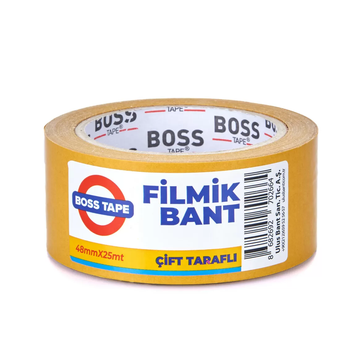 Boss - Boss Tape Çift Taraflı Filmik Bant 48mmx25mt BT-05014