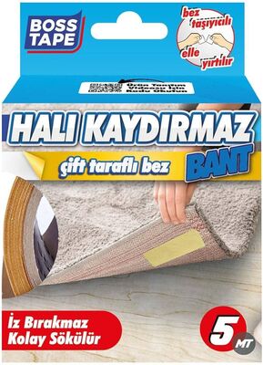 Boss Tape Çift Taraflı Halı Sabitleme Bandı 25mmX5mt BT-03001