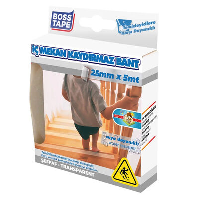 Boss Tape İç Mekan Kaydırmaz Bant 25mmX5mt BT-10005