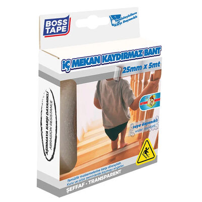Boss Tape İç Mekan Kaydırmaz Bant 25mmX5mt BT-10005