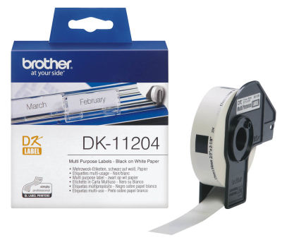 Brother P-Touch Çok Amaçlı Etiket 17mmx54mm DK11204