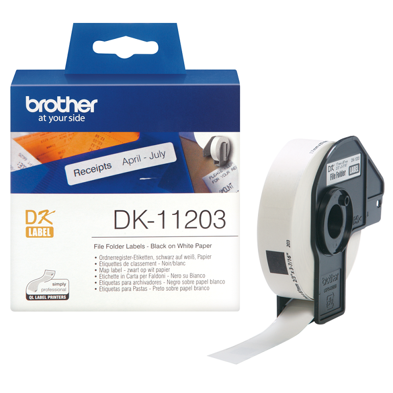 Brother P-touch Dosyalama Etiketi 17mmx87mm Dk11203