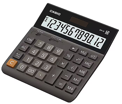 Casio DH-12 12 Hane Masa ÜstüHesap Makinesi - 1