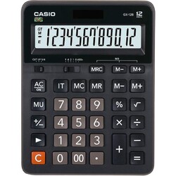 Casio GX-12B 12 Hane Masa Üstü Hesap Makinesi - Thumbnail