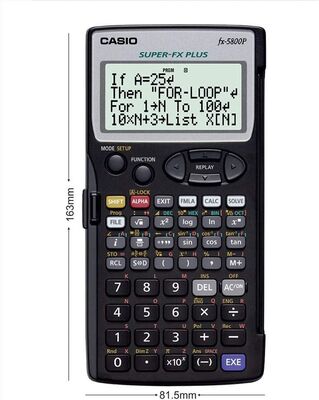 Casio Hesap Makinesi Bilimsel FX-5800P