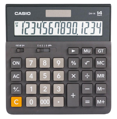Casio Hesap Makinesi DH-14 Masaüstü 14 Hane