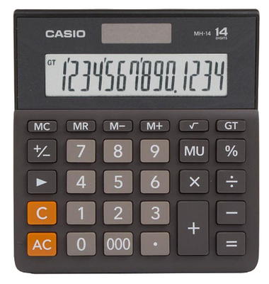 Casio Hesap Makinesi Mh-14 Masa Tipi 14 Hane