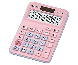 Casio MX-12B-PKLB Açık Pembe+Açık Mavi 12 Hane Masa Üstü Hesap Makinesi