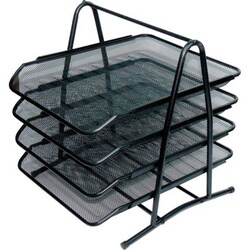 Cassa - Cassa Evrak Rafı Metal 4lü Siyah 8934