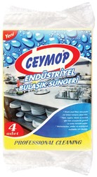 Ceymop Endüstriyel Bulaşık Süngeri 4lü - Thumbnail