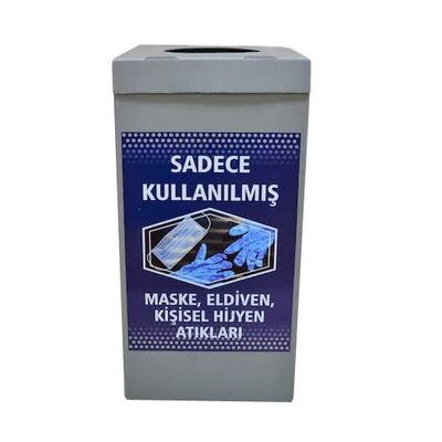 Ceymop Maske-Eldiven Tıbbi Atık Kutusu 70lt