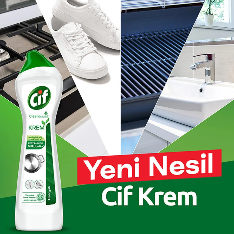 Cif Krem Amonyaklı 500ml - Thumbnail