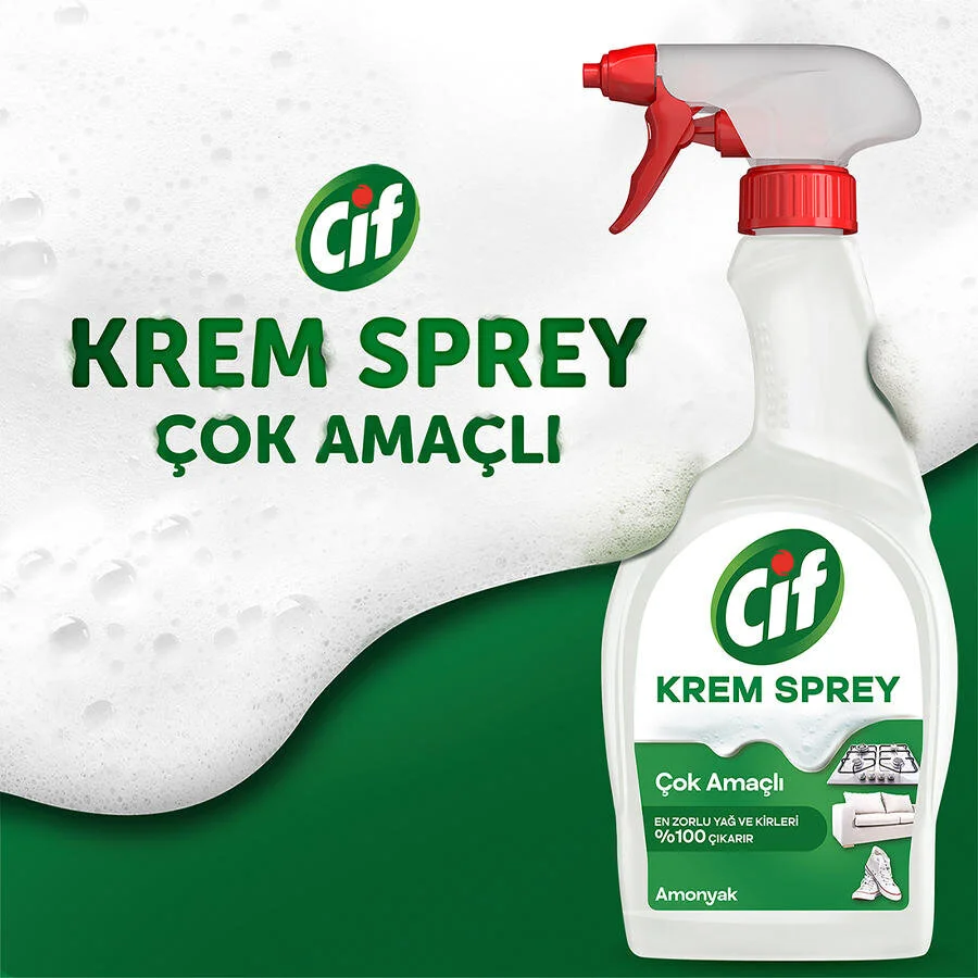Cif Krem Sprey Krem Gücü 750ml