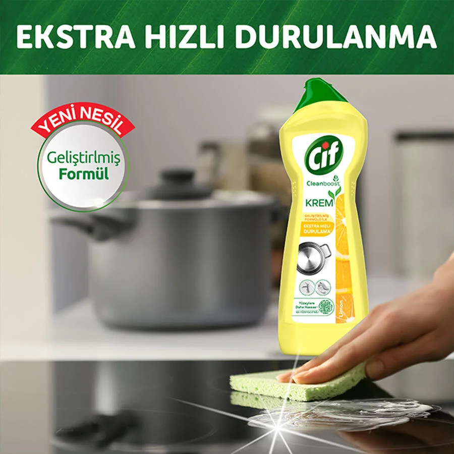 Cif Krem Temizleyici Limonlu 750 ml