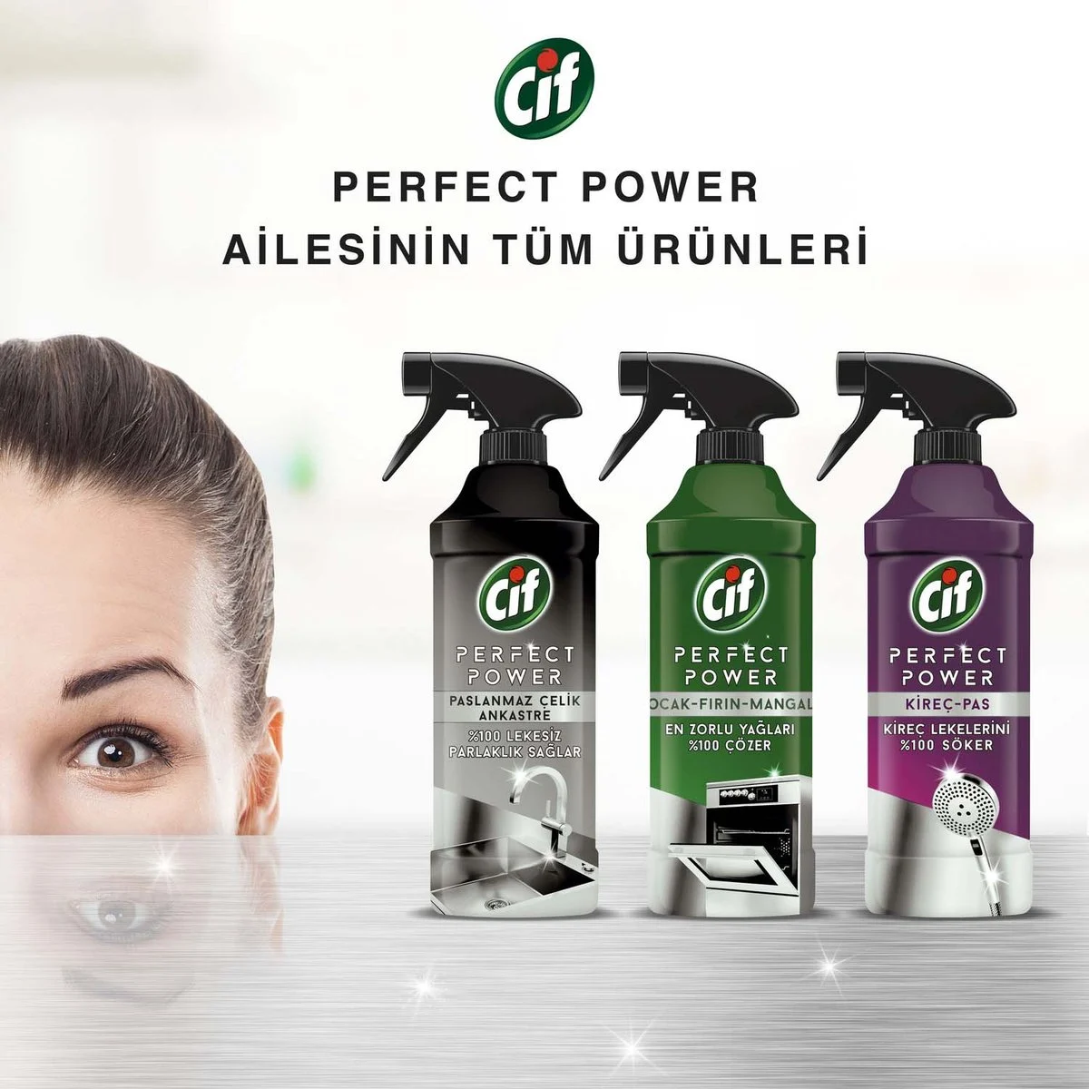 Cif Sprey Perfect Power Fırın ve Ocak 435ml