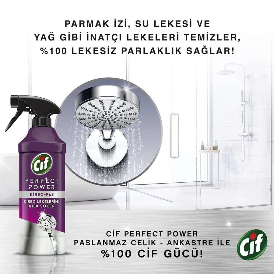 Cif Sprey Perfect Power Kireç-Pas 435ml