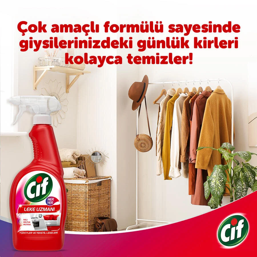 Cif Sprey Ultra Hız Leke Uzmanı 750 ml