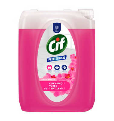 Cif U-PRO Professional Çok Amaçlı Yüzey Temizleyici Orkide Bahçesi 5 lt 
