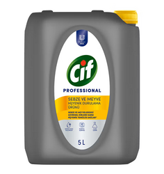 Cif - Cif U-PRO Professional Sebze Ve Meyve Hijyenik Durulama Ürünü 5 l 