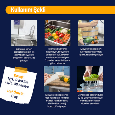 Cif U-PRO Professional Sebze Ve Meyve Hijyenik Durulama Ürünü 5 l 