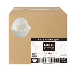 Coffee Basket Kahve Filtresi 250 x 90 1000'li - Thumbnail