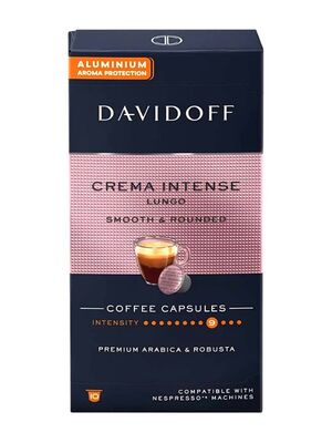Davidoff Crema intense Lungo Nespresso Uyumlu Kapsül Kahve 10 Adet