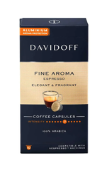 Tchibo - Davidoff Fine Aroma Espresso Nespresso Uyumlu Kapsül Kahve 10 Adet