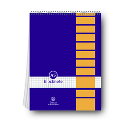 Dilman - Dilman Bloknot A5 Spiralli 80yp Kareli 2217