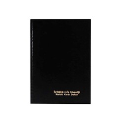 Dilman - Dilman İş Sağlığı Ve İş Güvenliği Karar Defteri Ciltli Numaralı 150sy