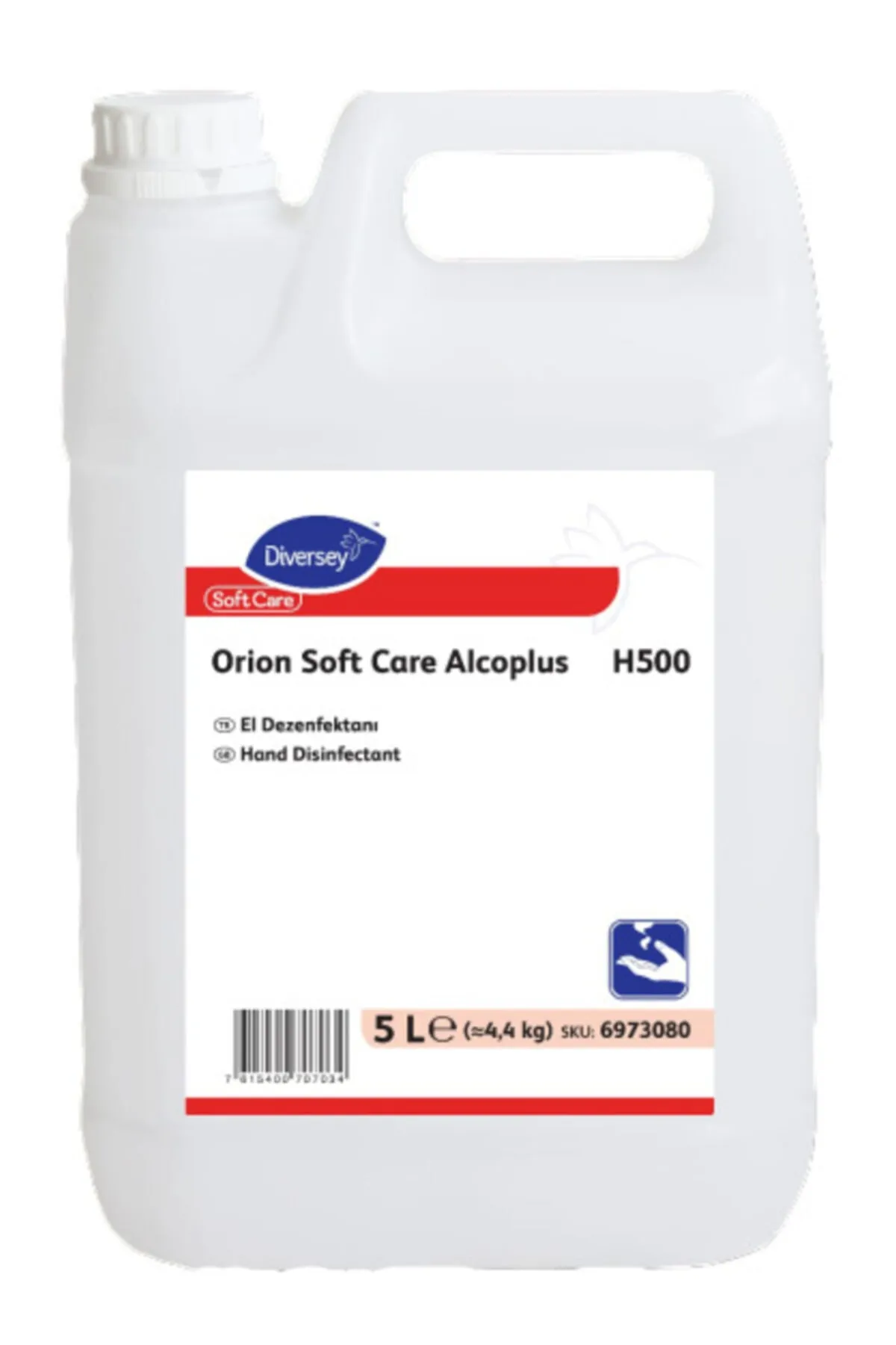 Diversey - Diversey Softcare Alcoplus H500 El Dezenfektanı 5 lt 6973080