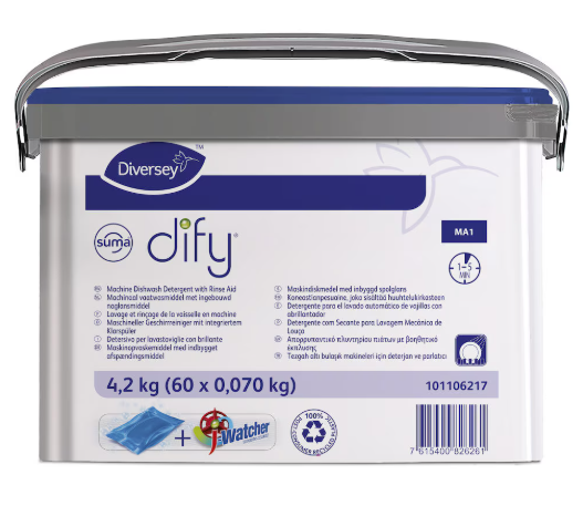 Diversey Suma Dify Ma1 Bulaşık Makinesi Tableti 60x0,070 Kg 101106217