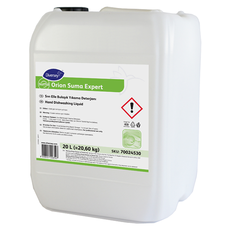 Diversey - Diversey Suma Orion Expert Elle Bulaşık Yıkama Deterjanı 20 Lt 70024530 Diversey - Diversey Suma Orion Expert Elle Bulaşık Yıkama Deterjanı 20 Lt 70024530