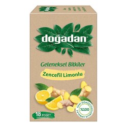 Doğadan - Doğadan Zencefil Limon Kabuklu 18′li Doğadan - Doğadan Zencefil Limon Kabuklu 18′li