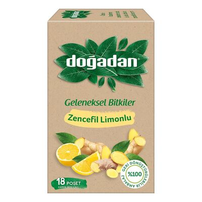 Doğadan Zencefil Limon Kabuklu 18′li