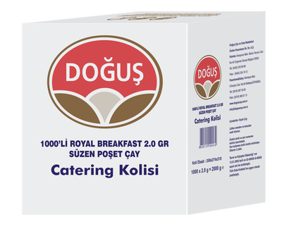 Doğuş Bardak Poşet Çay Royal Breakfast 2gr 1000li
