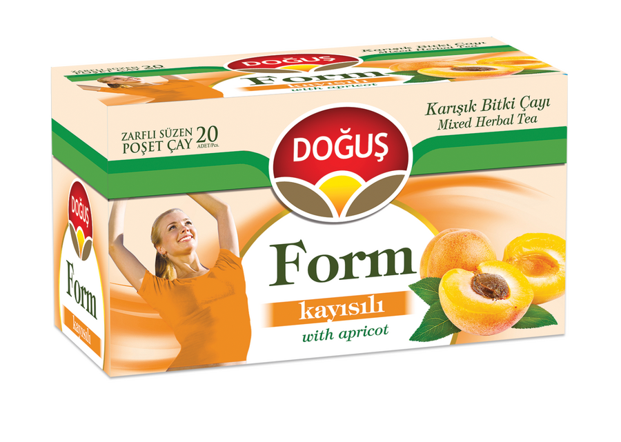 Doğuş Bitki Çayı Bardak Poşet Form Kayısılı 20 Li