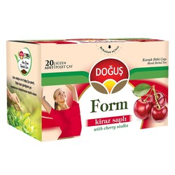 Doğuş Çay - Doğuş Bitki Çayı Bardak Poşet Form Kiraz Saplı 20 li Doğuş Çay - Doğuş Bitki Çayı Bardak Poşet Form Kiraz Saplı 20 li