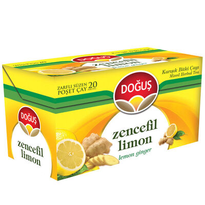 Doğuş Bitki Çayı Limon Zencefil 20li